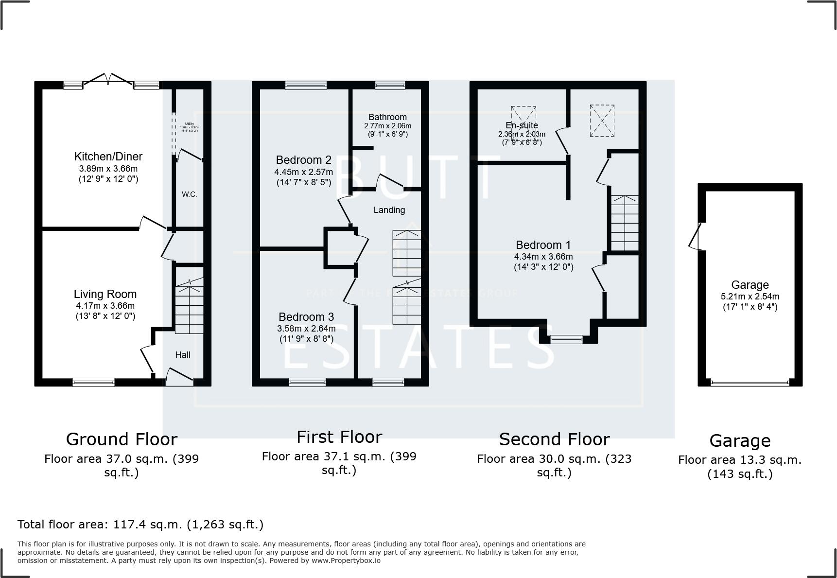 Coaker Road, Exeter floorplan