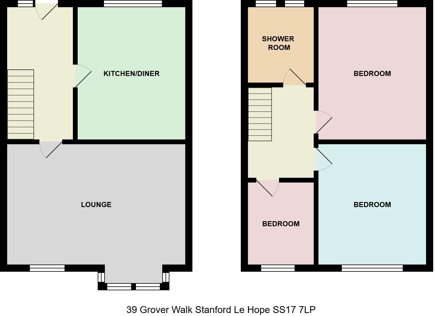 Grover Walk, Corringham floorplan