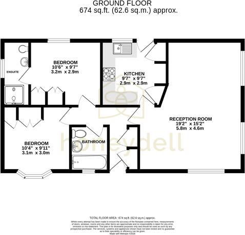 Yew Tree Park Homes, Charing, Ashford floorplan