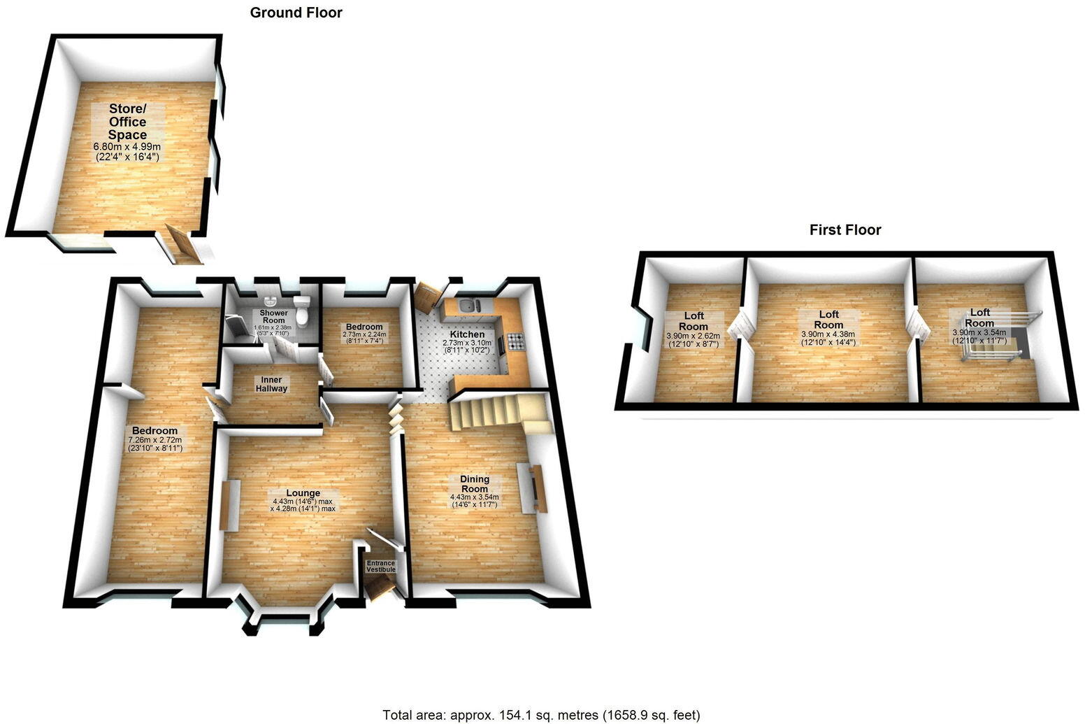 Wensleydale Road, Leigh WN7 2HX floorplan