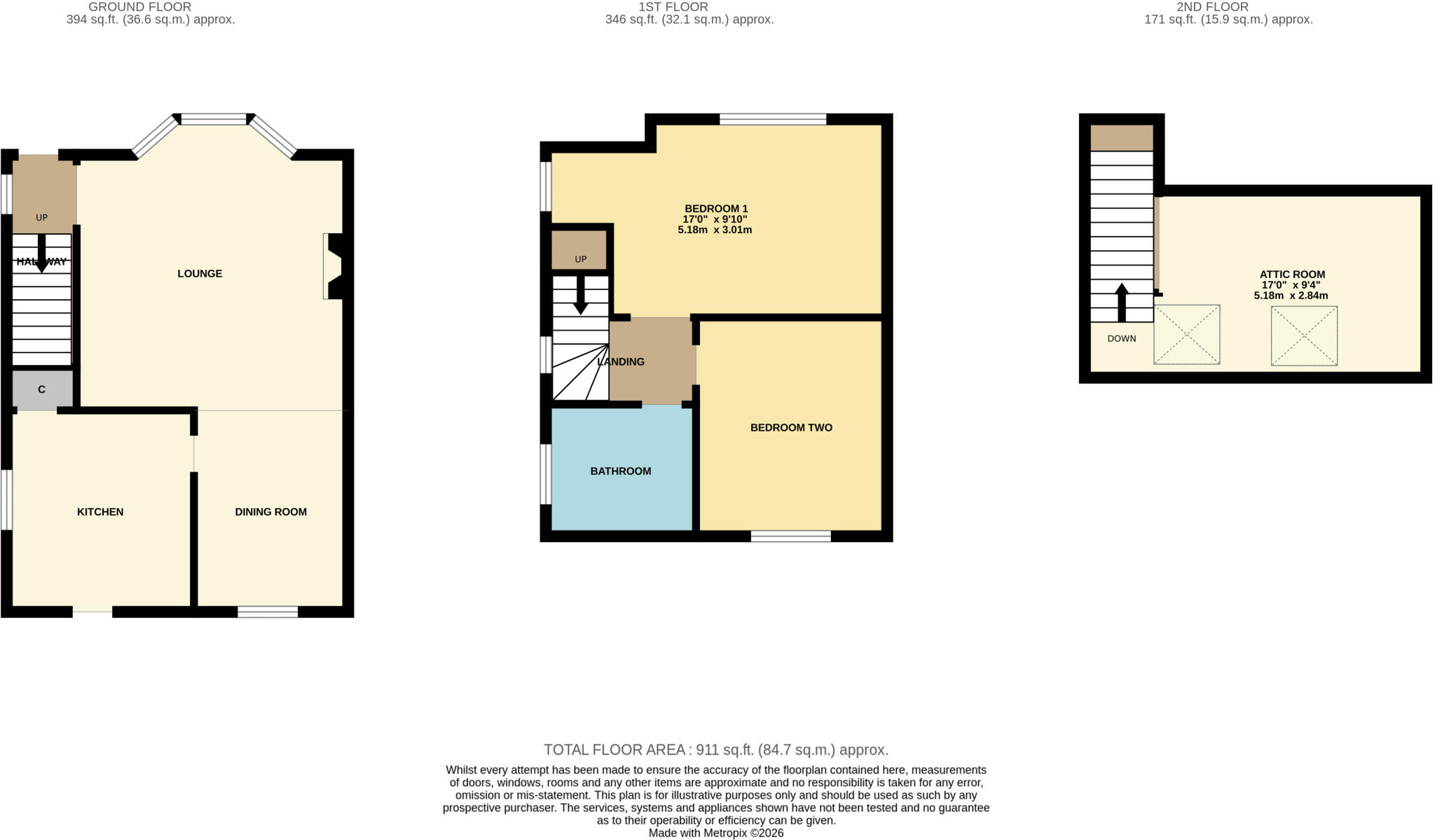 Crosslees Drive, Glasgow, G46 floorplan