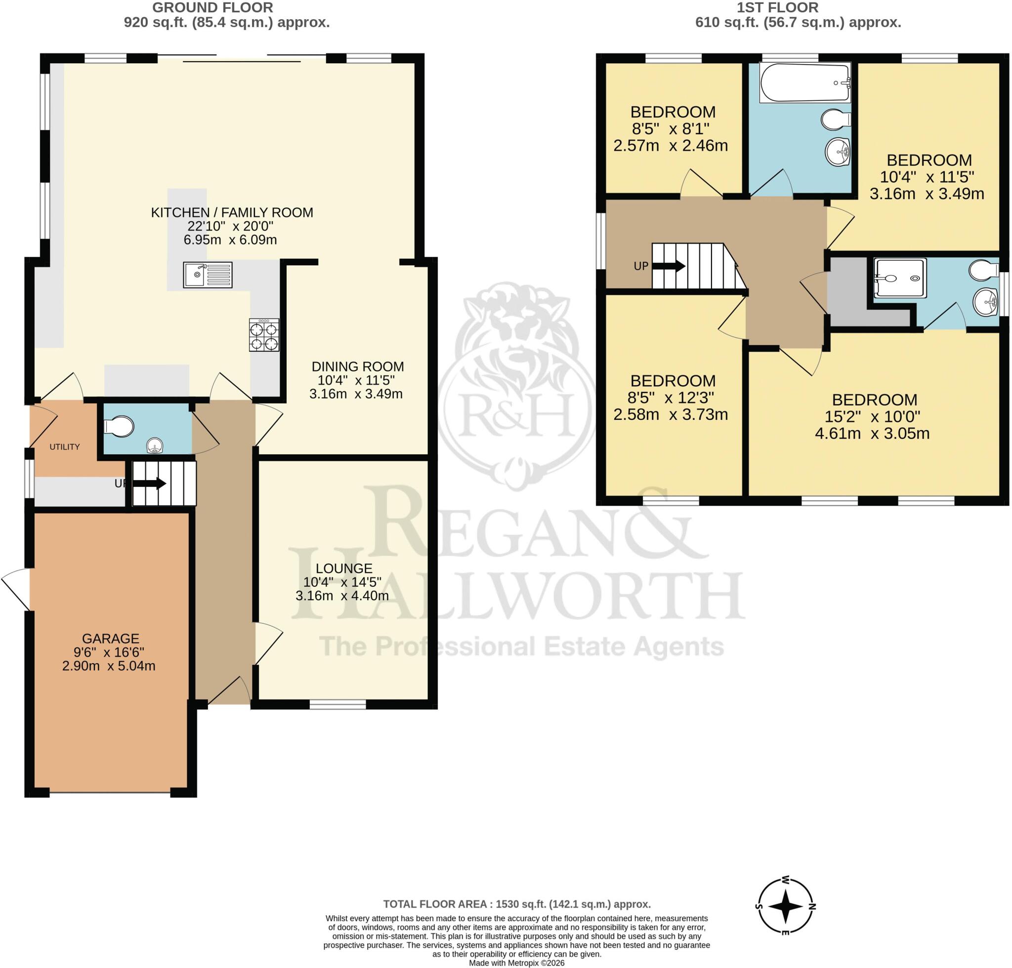 Ashdown Drive, Clayton-Le-Woods, PR6 7SQ floorplan