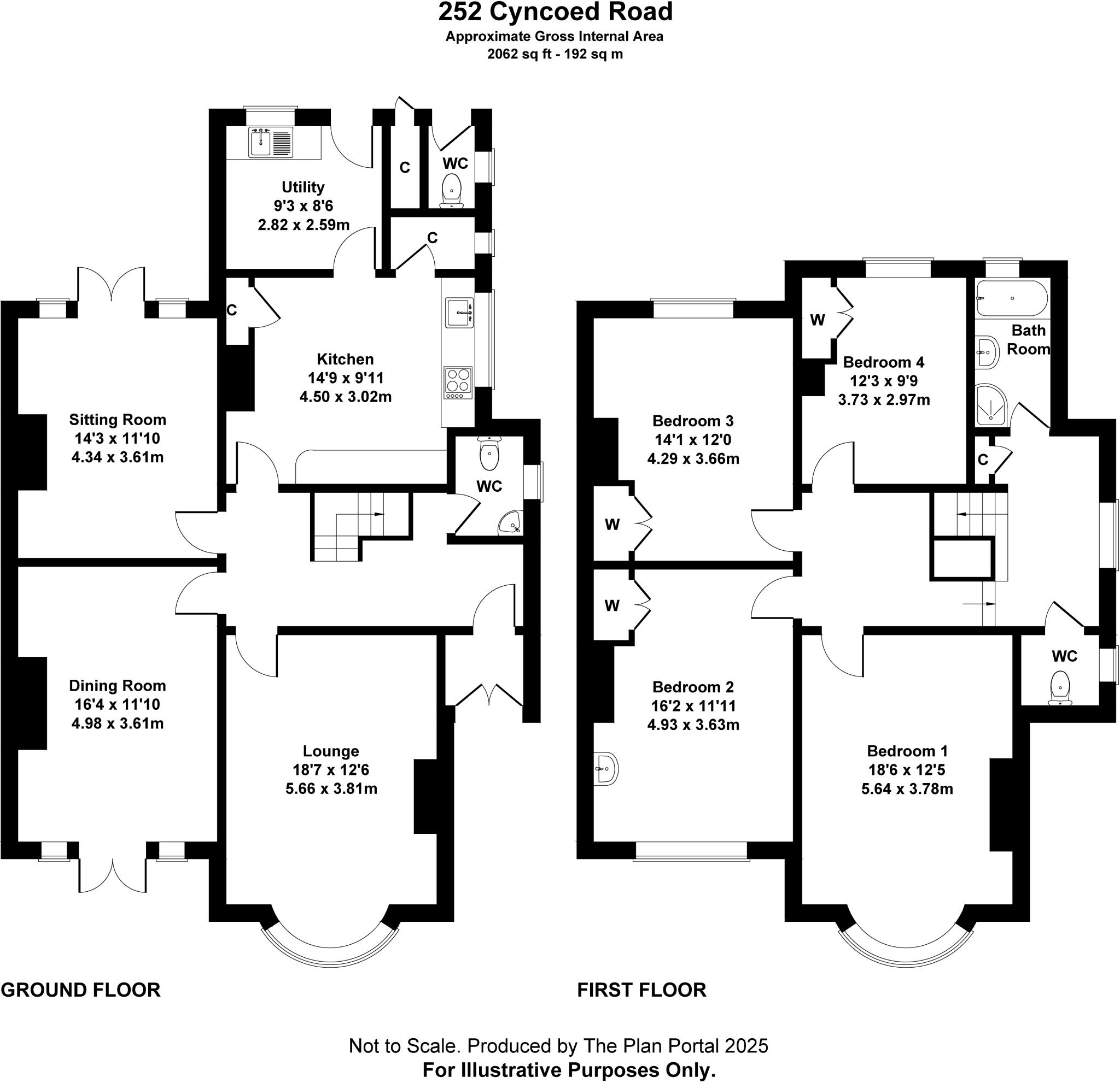 Cyncoed Road, Cyncoed, Cardiff, CF23 floorplan