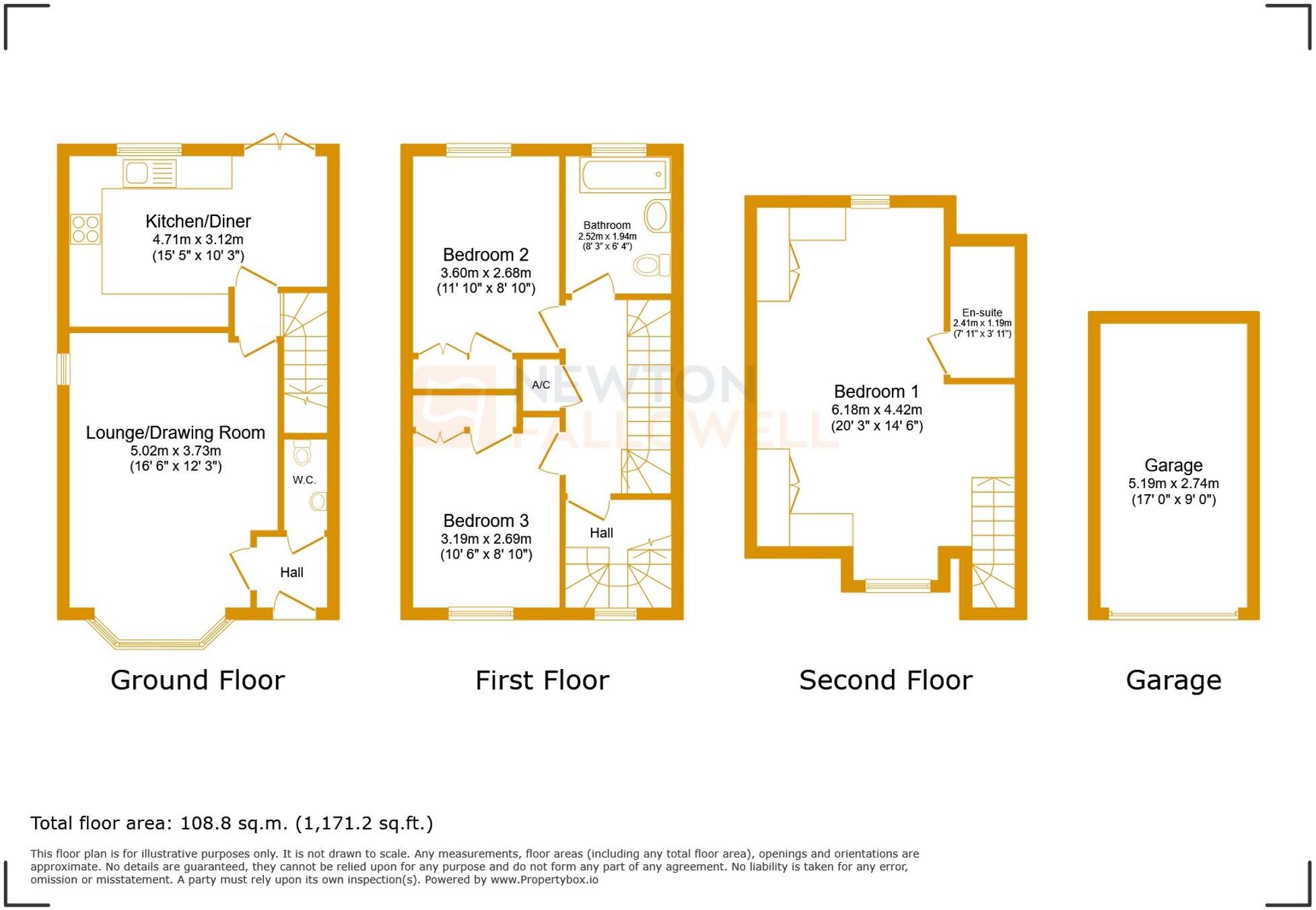 Cottesmore Close, Syston, LE7 floorplan