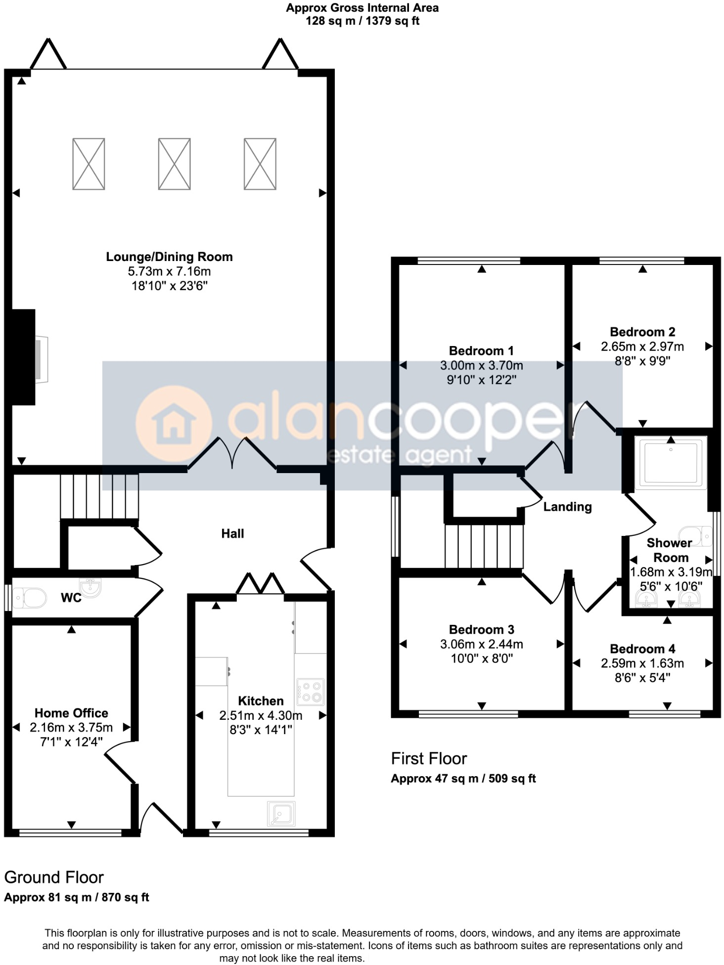 Malvern Avenue, Church Farm, Nuneaton, CV10 8ND floorplan