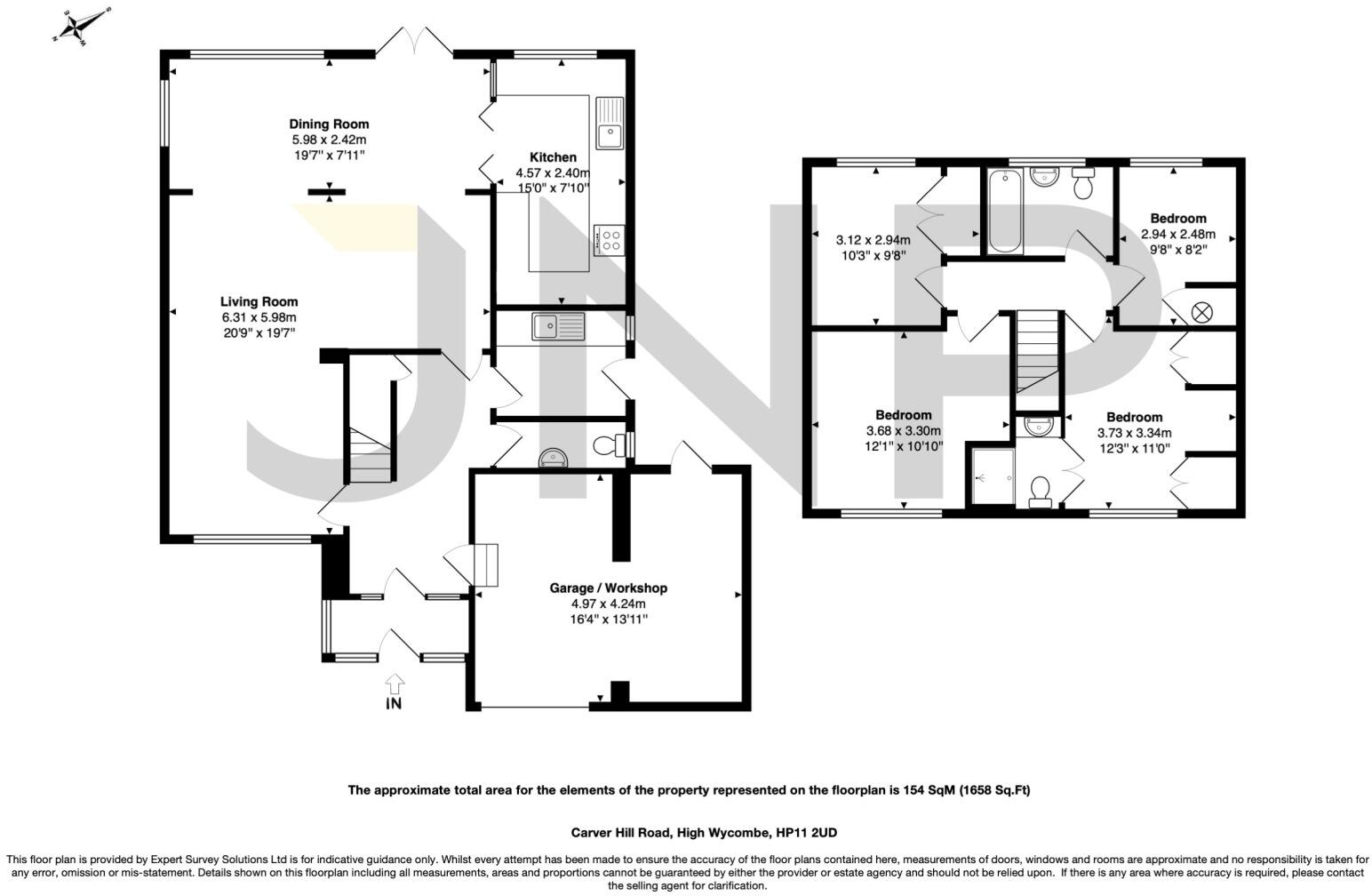Carver Hill Road, High Wycombe, Buckinghamshire, HP11 floorplan