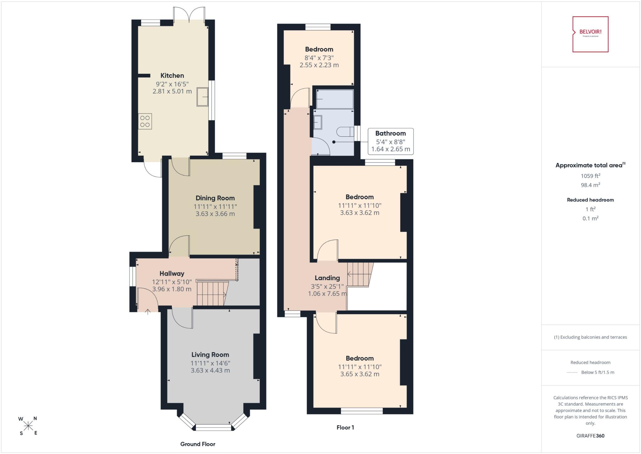 Highbury Avenue, Bulwell, NG6 floorplan