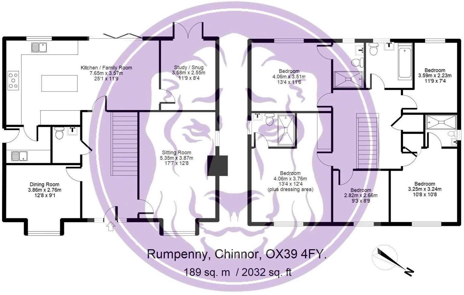 Rumpenny, Chinnor floorplan