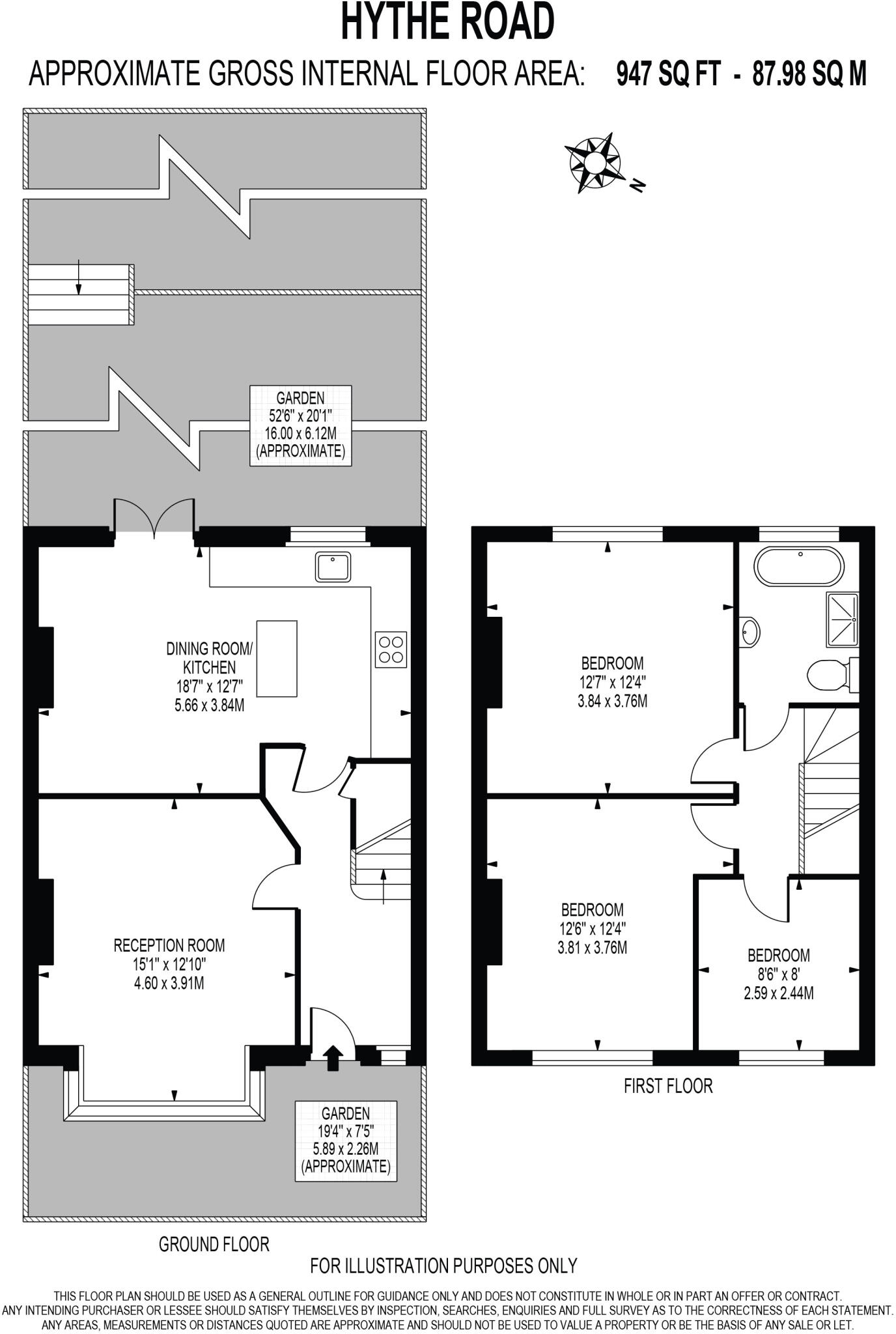 Hythe Road, Thornton Heath floorplan