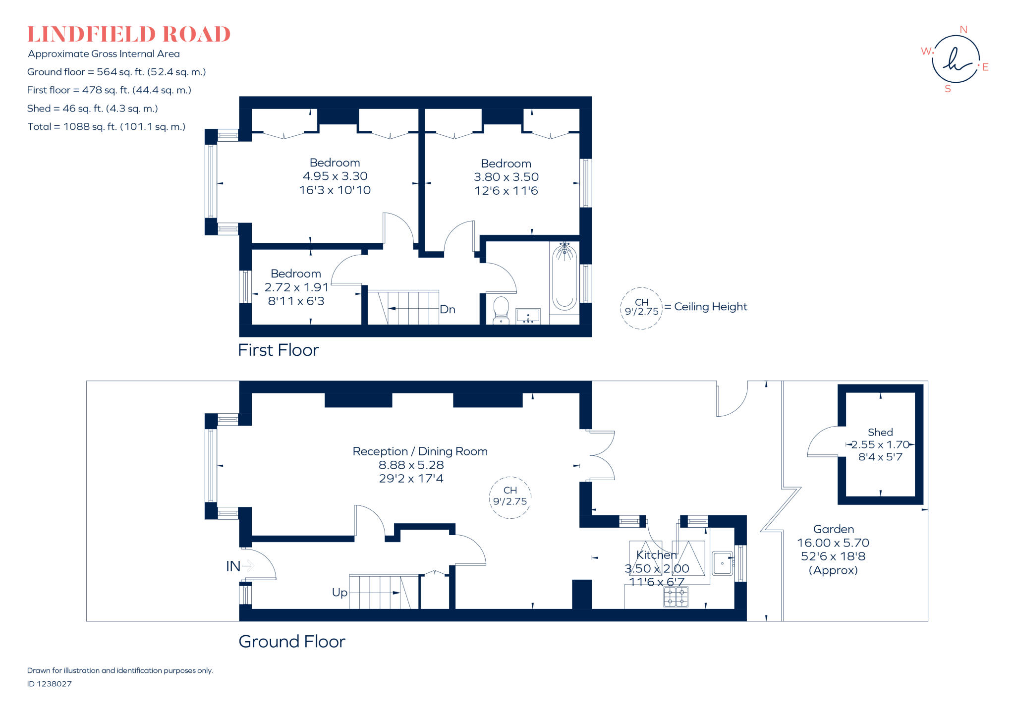 Lindfield Road, Ealing, W5 floorplan
