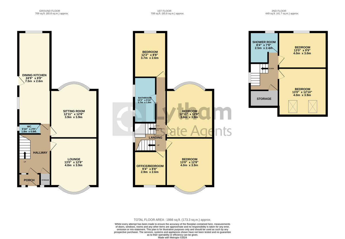 The Boulevard, Lytham St. Annes, FY8 floorplan