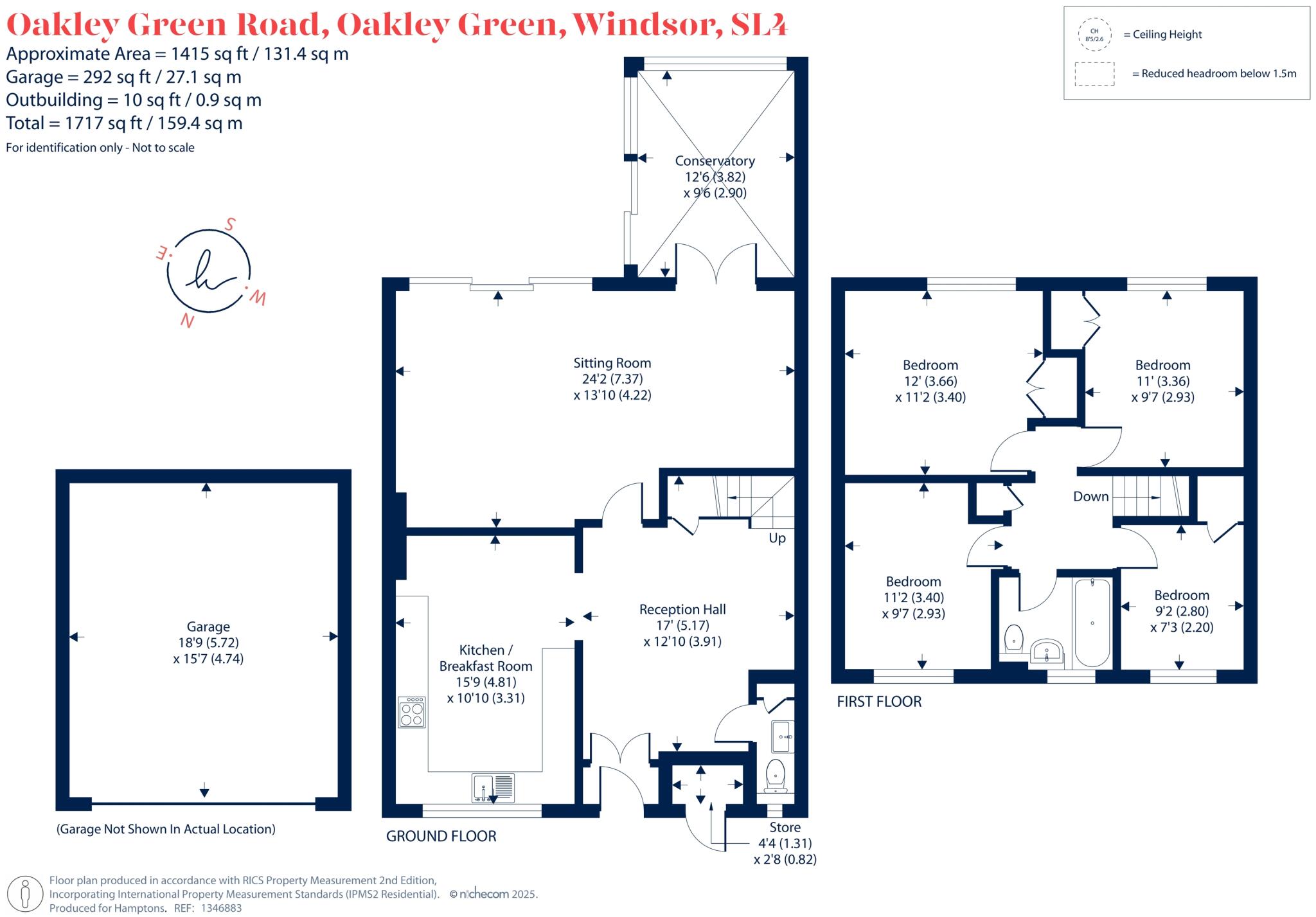 Oakley Green Road, Windsor, SL4 floorplan