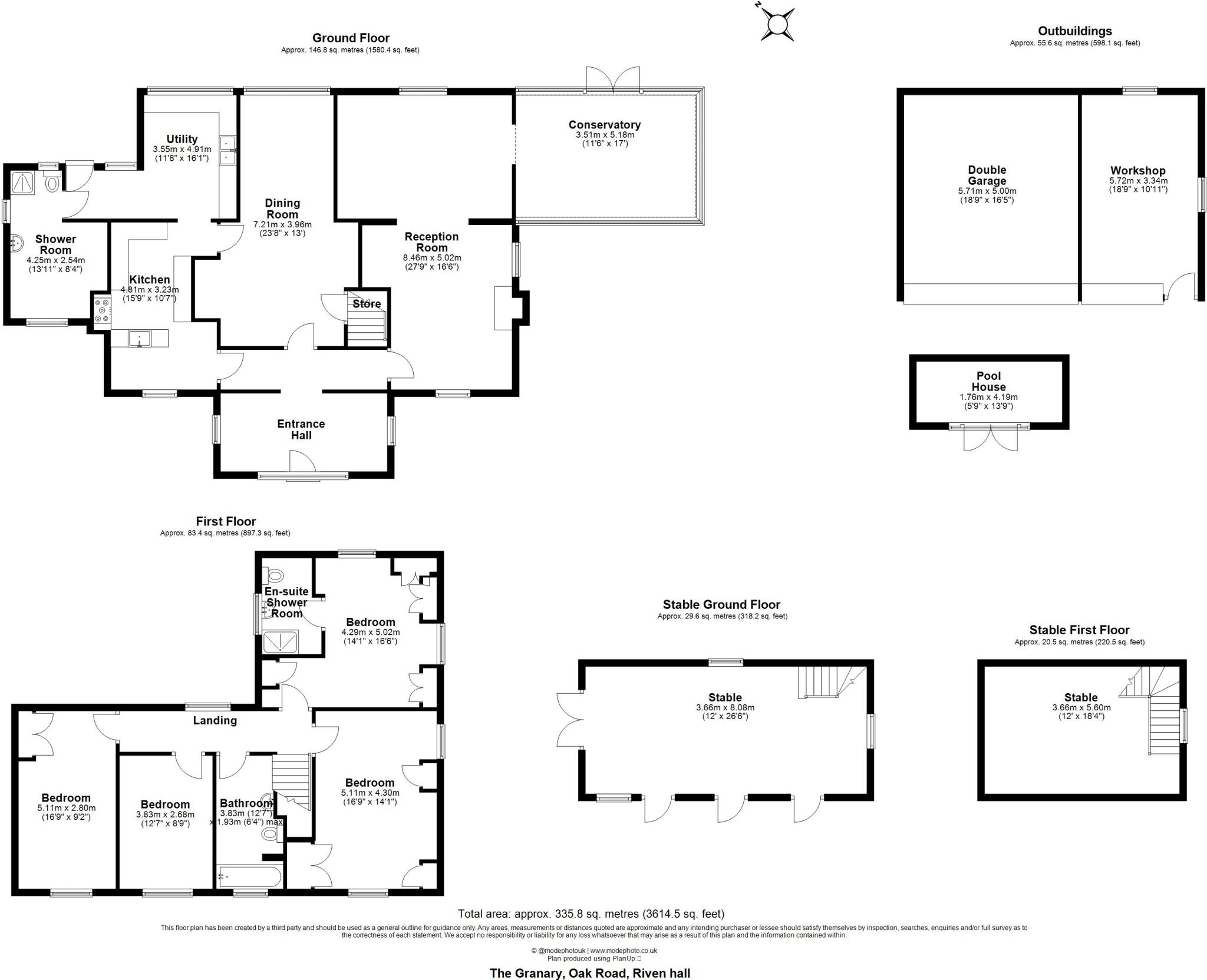 Oak Road, Rivenhall, CM8 floorplan