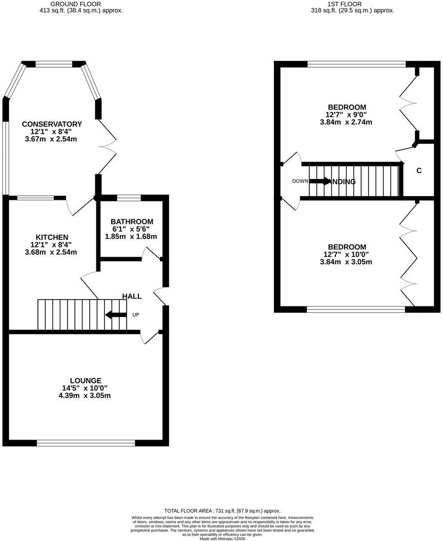 Conway Drive, Burton Latimer floorplan