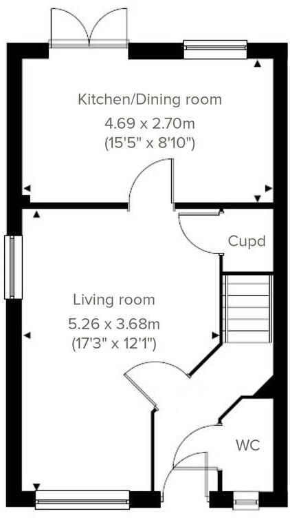 Weldon Park, Weldon, Corby, NN17 floorplan