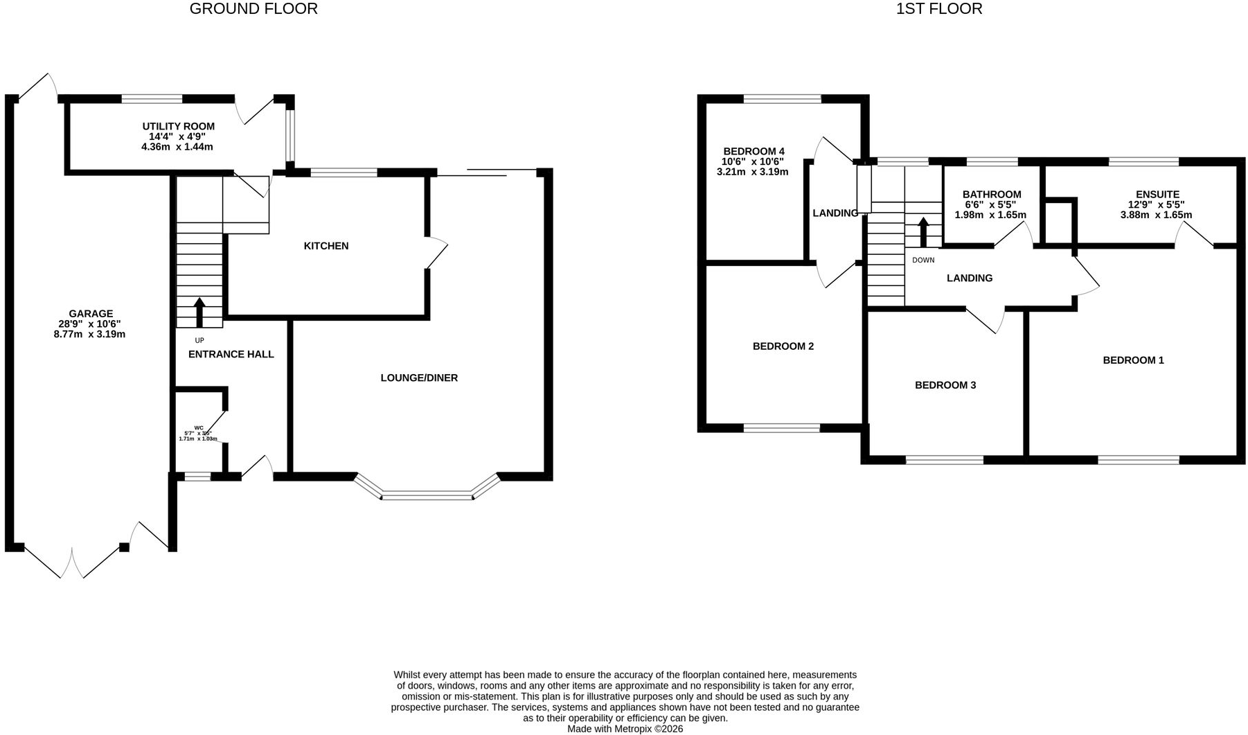 Rosemead Drive, Oadby, LE2 floorplan