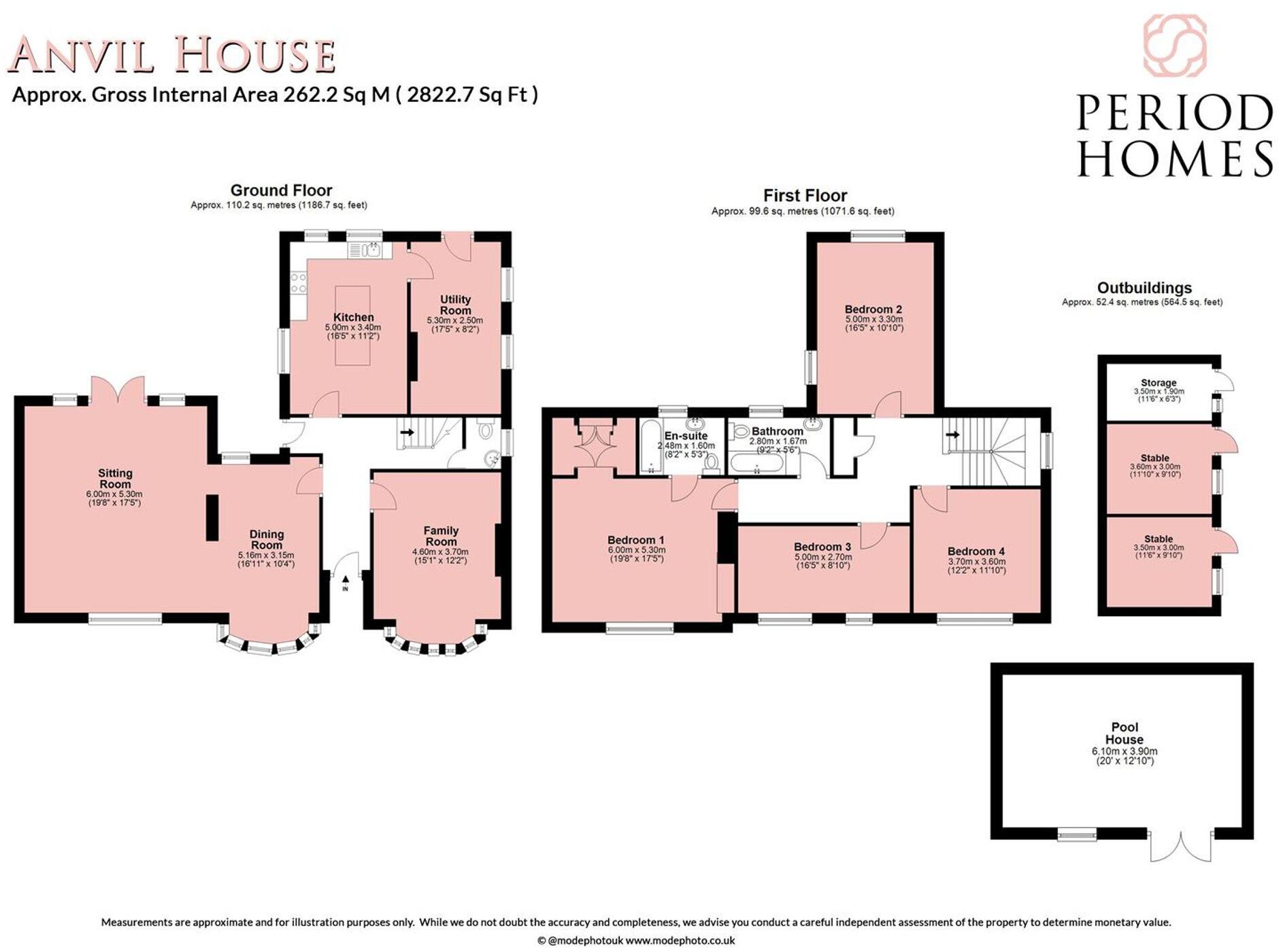 Hollow Road, Felsted floorplan
