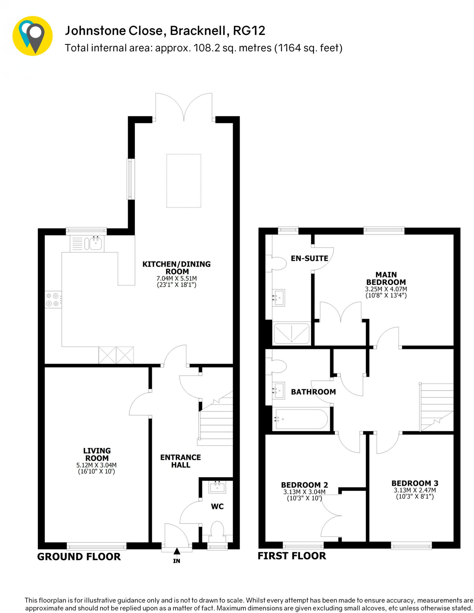 Johnstone Close, Bracknell, Berkshire, RG12 floorplan