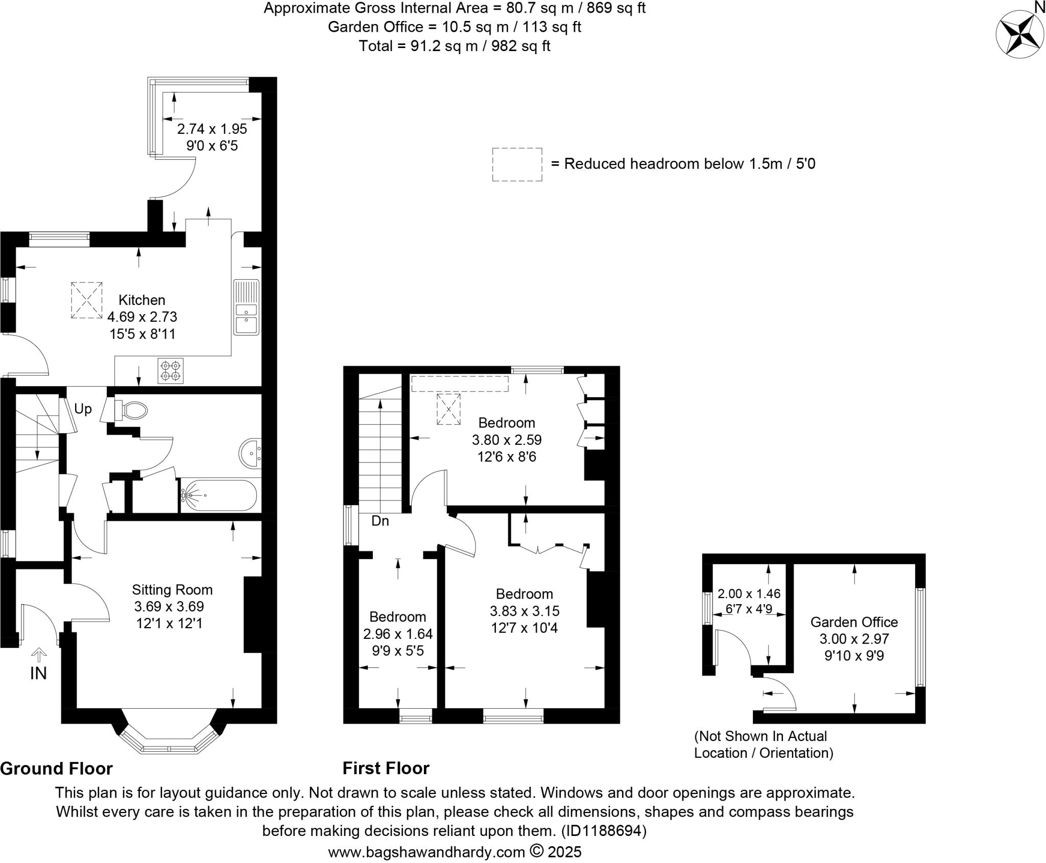 South Bank, Westerham, Kent, TN16 floorplan