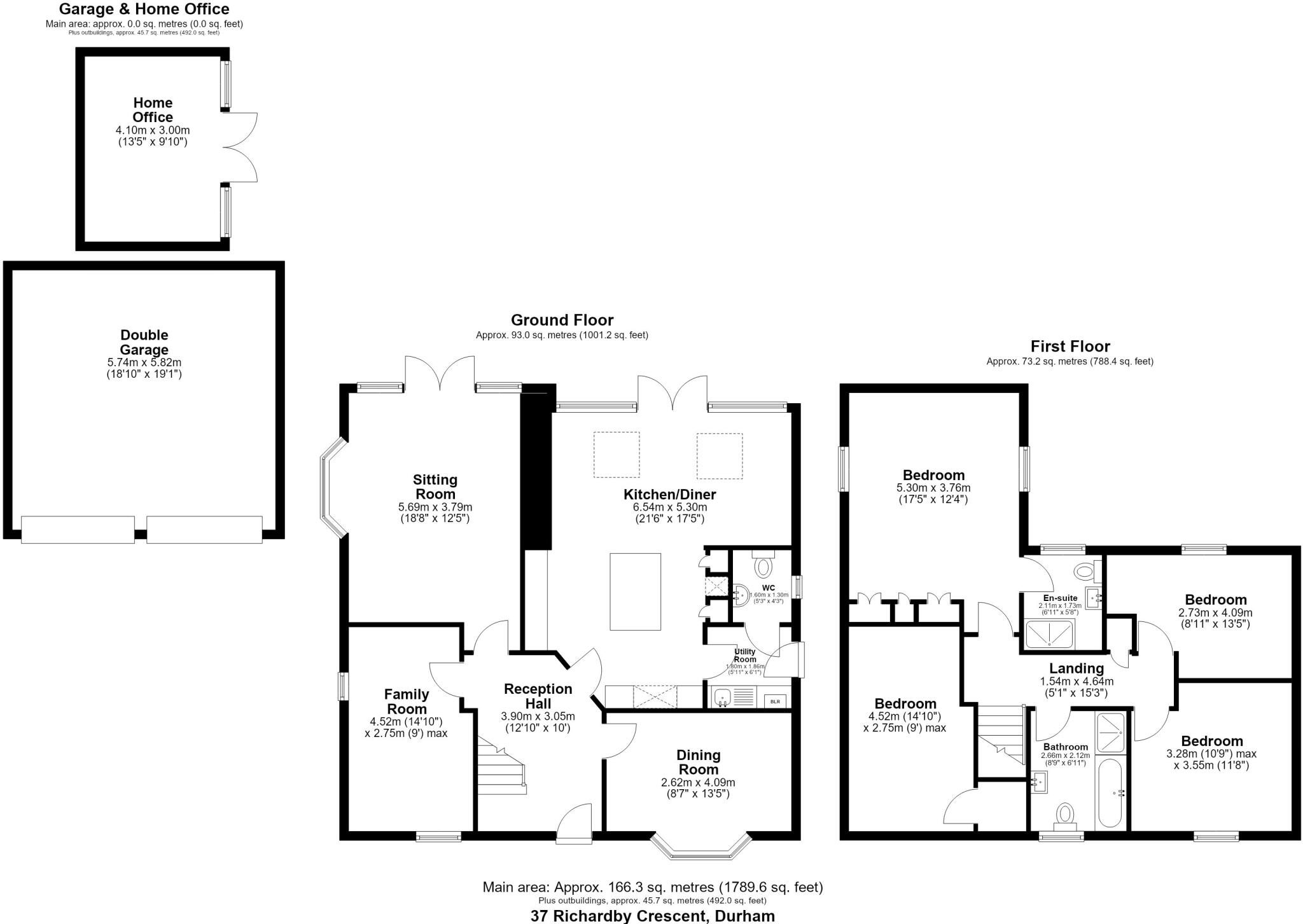 Richardby Crescent, Durham, DH1 floorplan