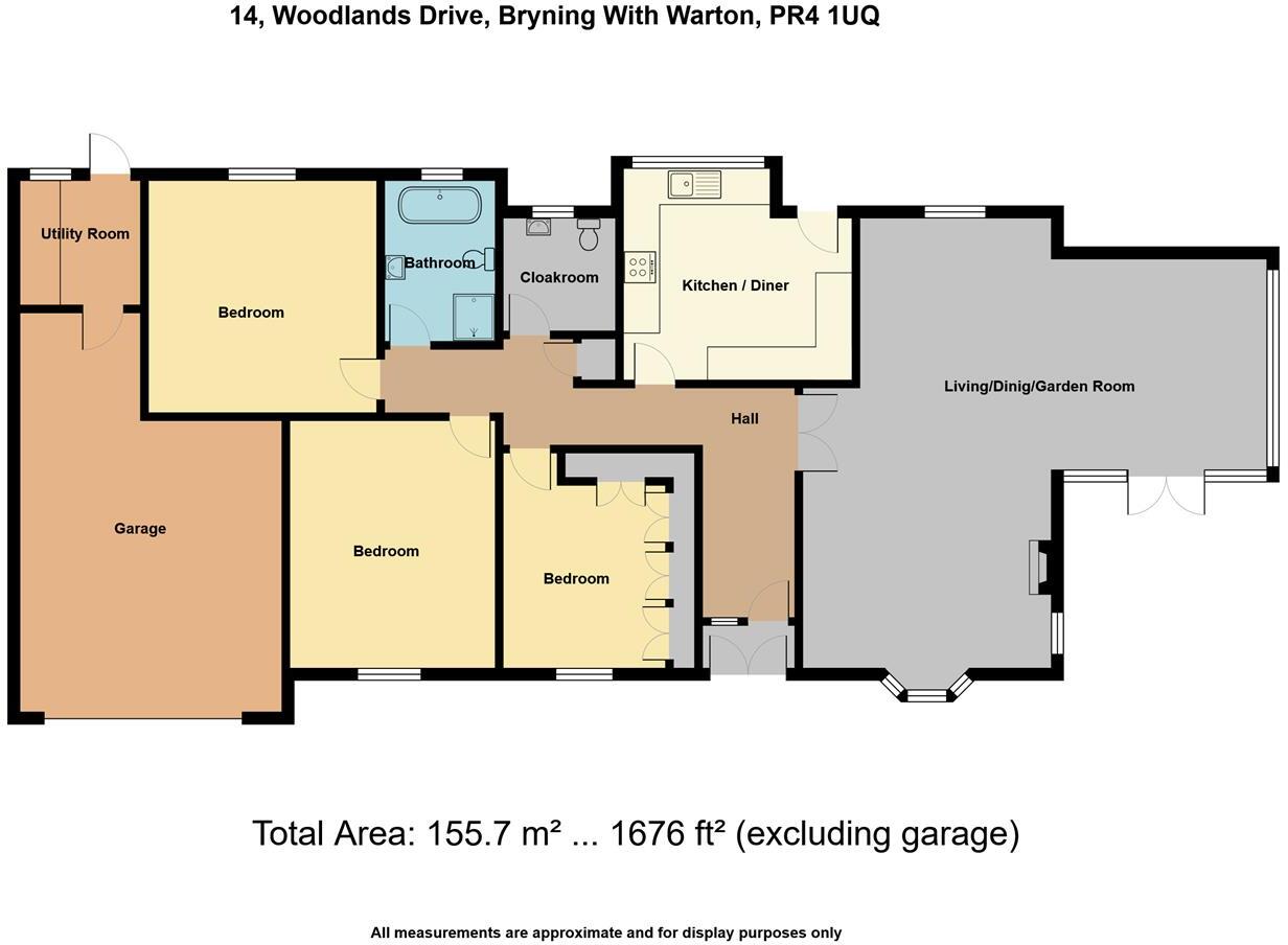Woodlands Drive, Warton floorplan