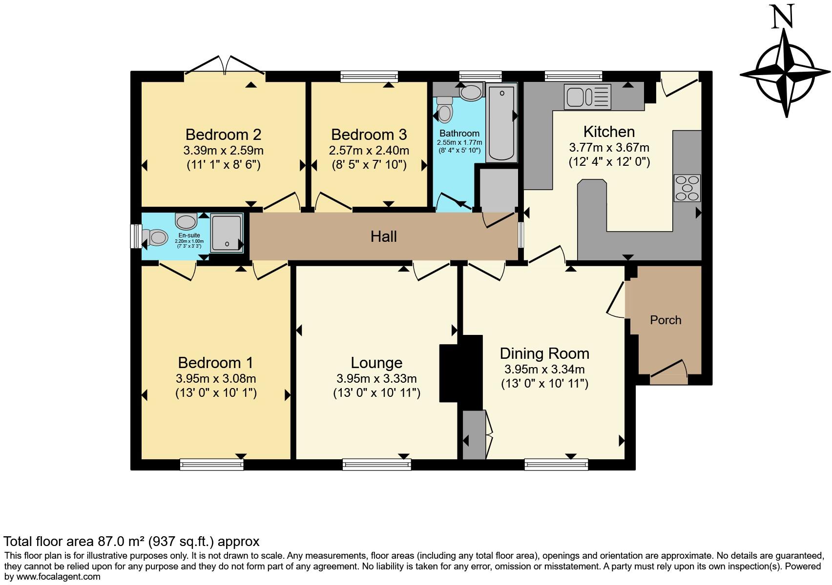 Barnfield, Crediton, EX17 floorplan