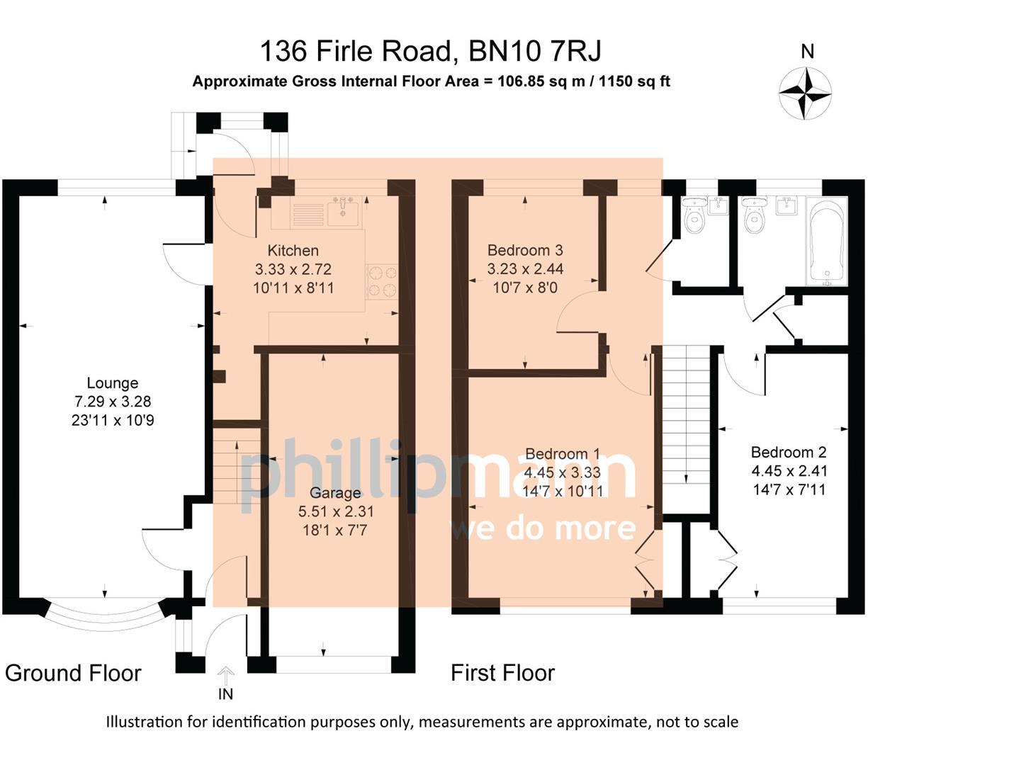 Firle Road, Peacehaven floorplan