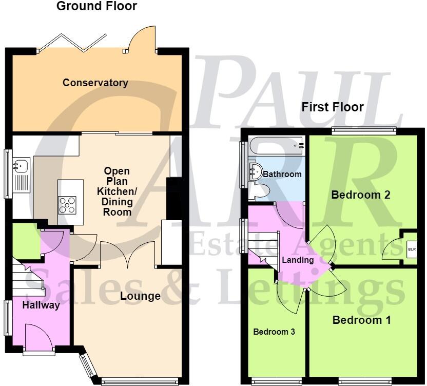 Dunedin Road, Great Barr, Birmingham B44 9DW floorplan