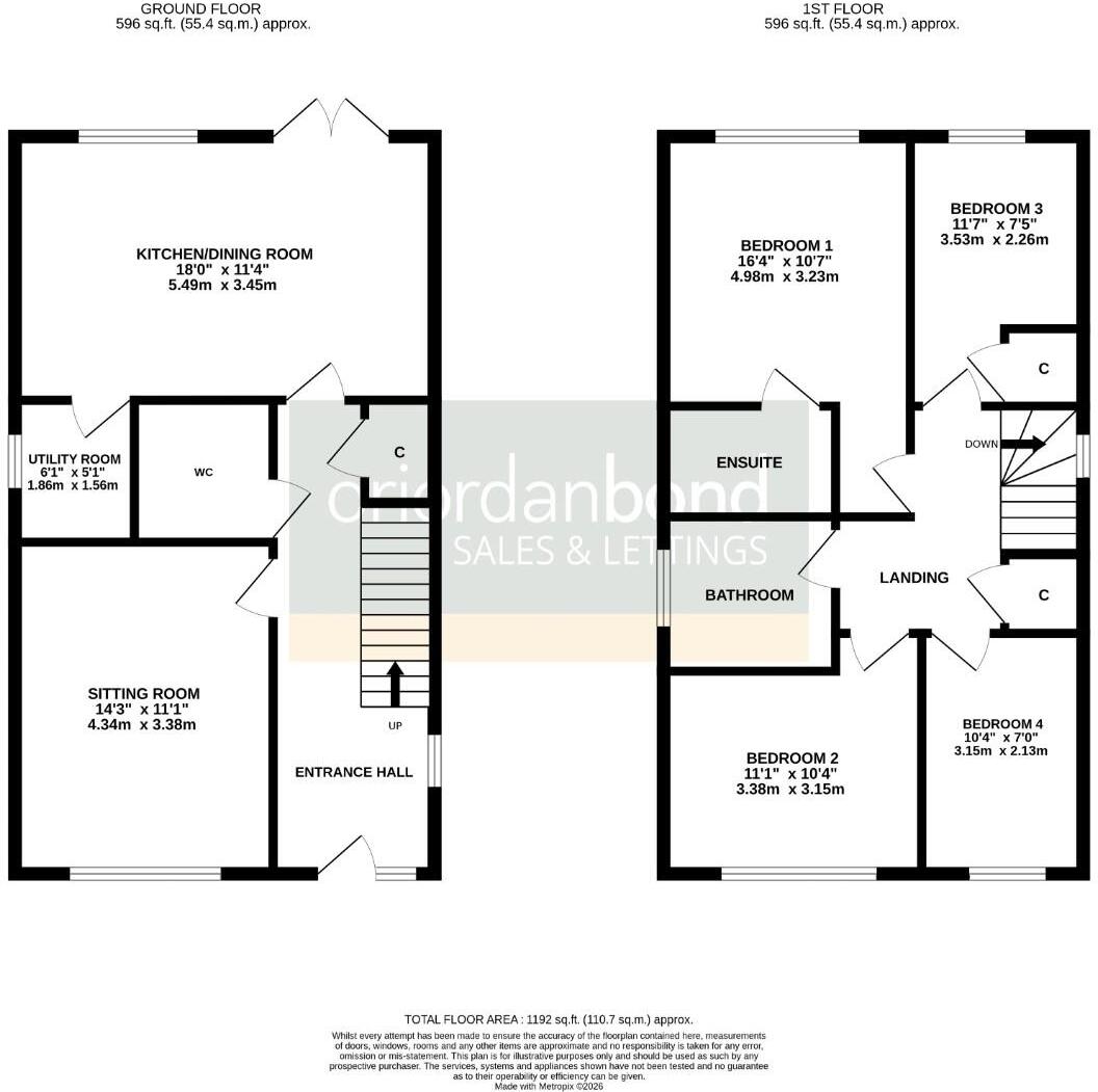 Underborough Way, Harpole, Northamptonshire NN7 floorplan