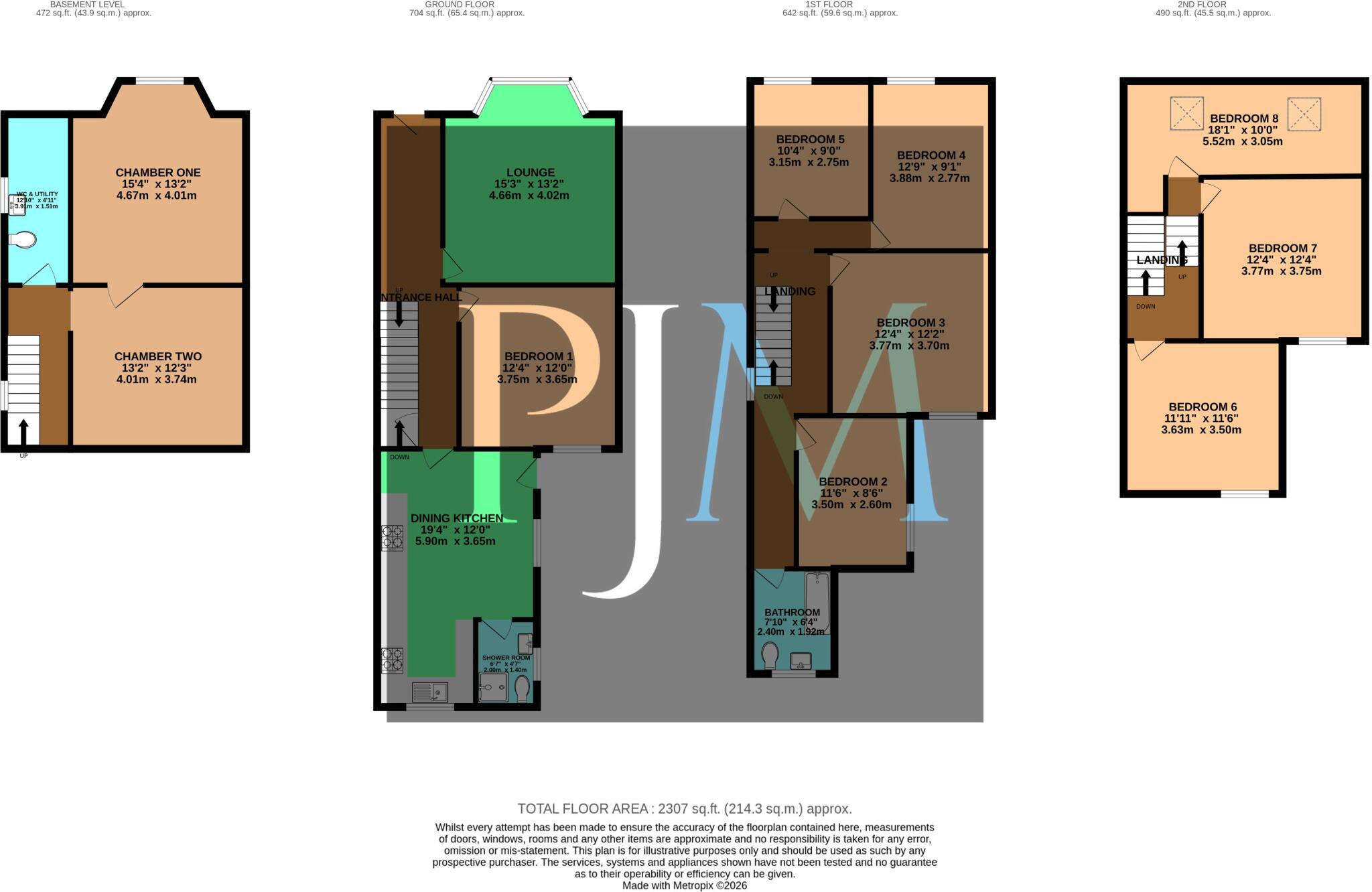 Brook Road, Manchester, Greater Manchester, M14 floorplan