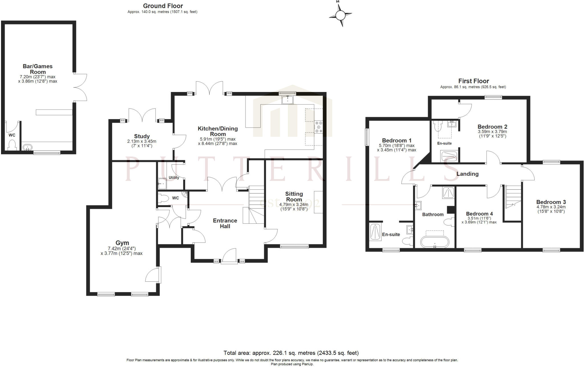 Shephall Lane, Stevenage, Hertfordshire, SG2 floorplan