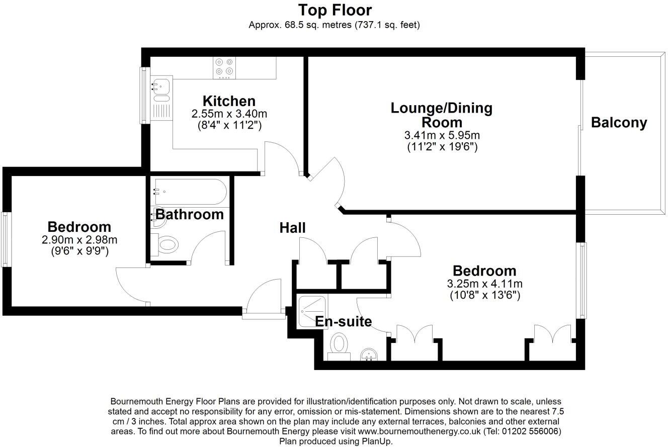 Wollaston Road, Bournemouth, Dorset, BH6 floorplan