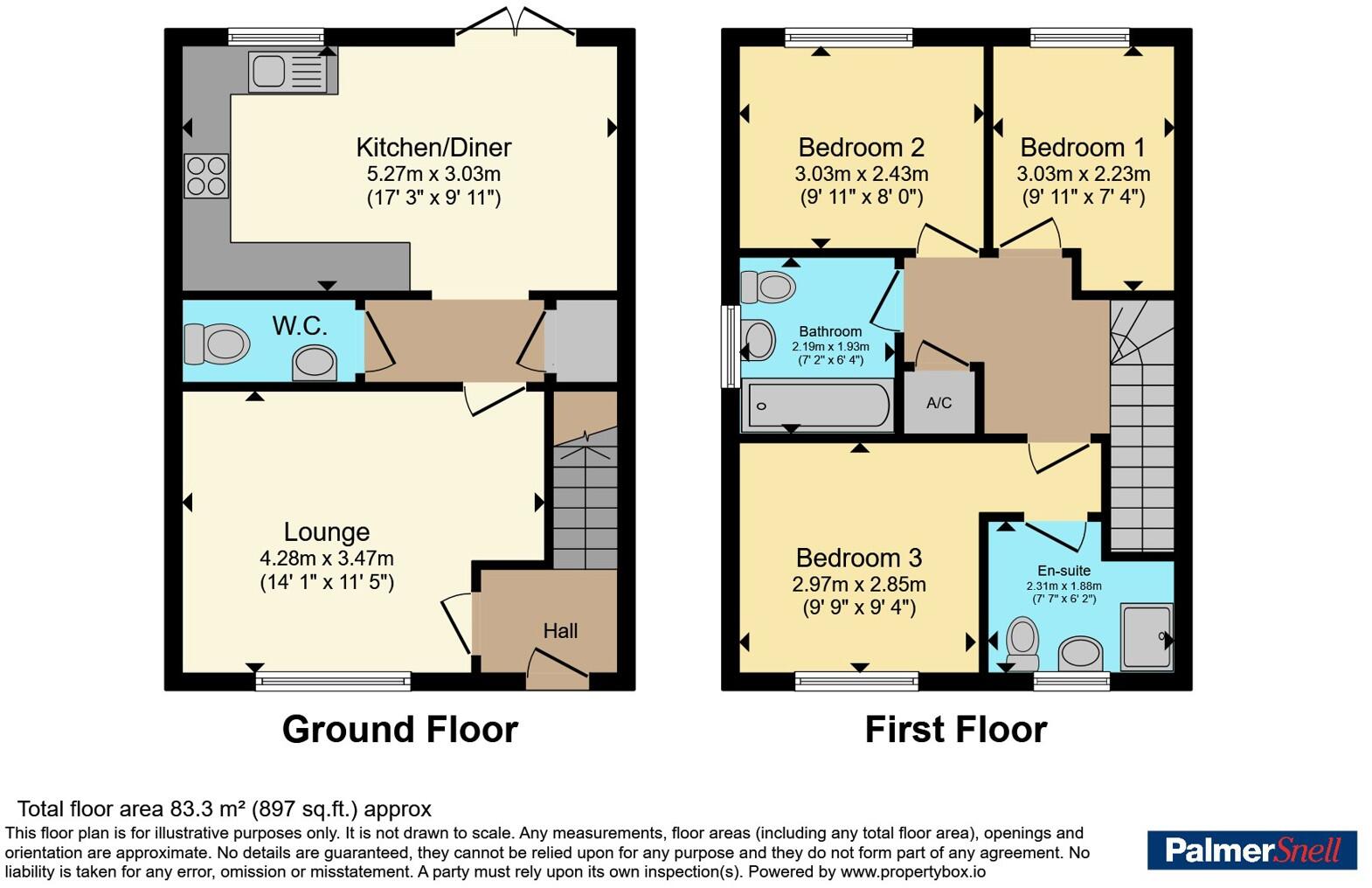 Bligh Bond Road, GLASTONBURY, Somerset, BA6 floorplan
