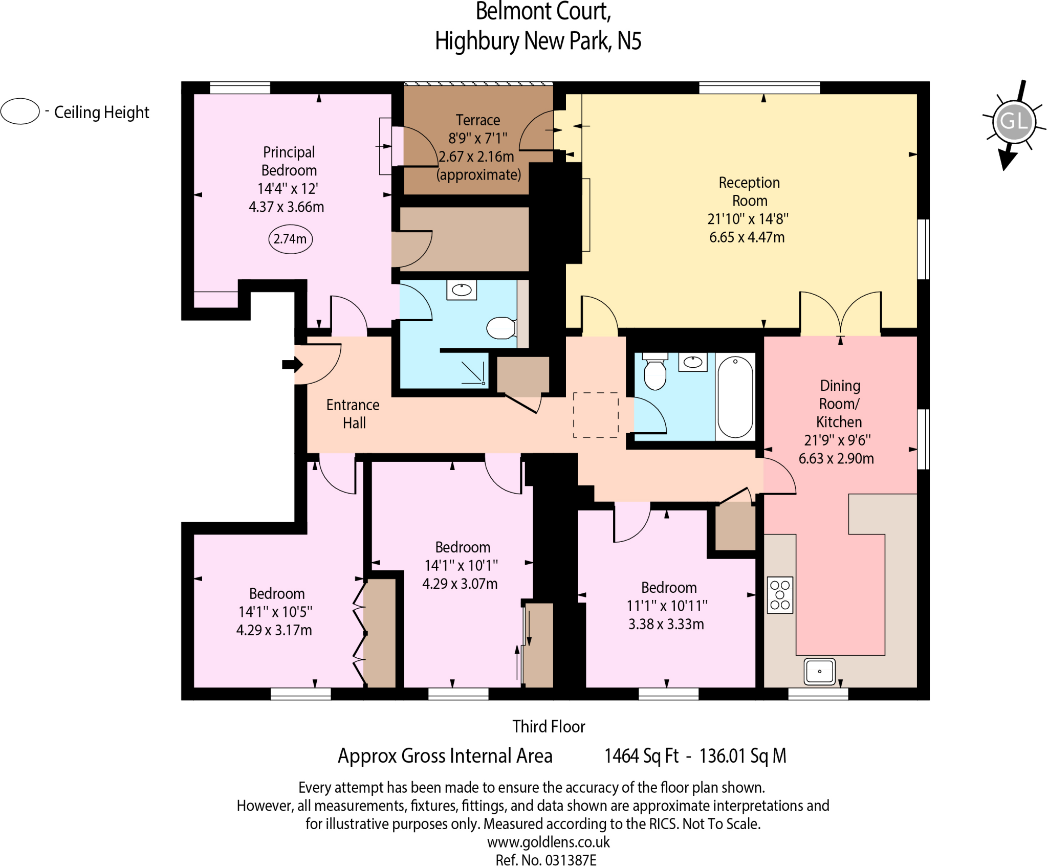 Highbury New Park, Highbury, N5 floorplan