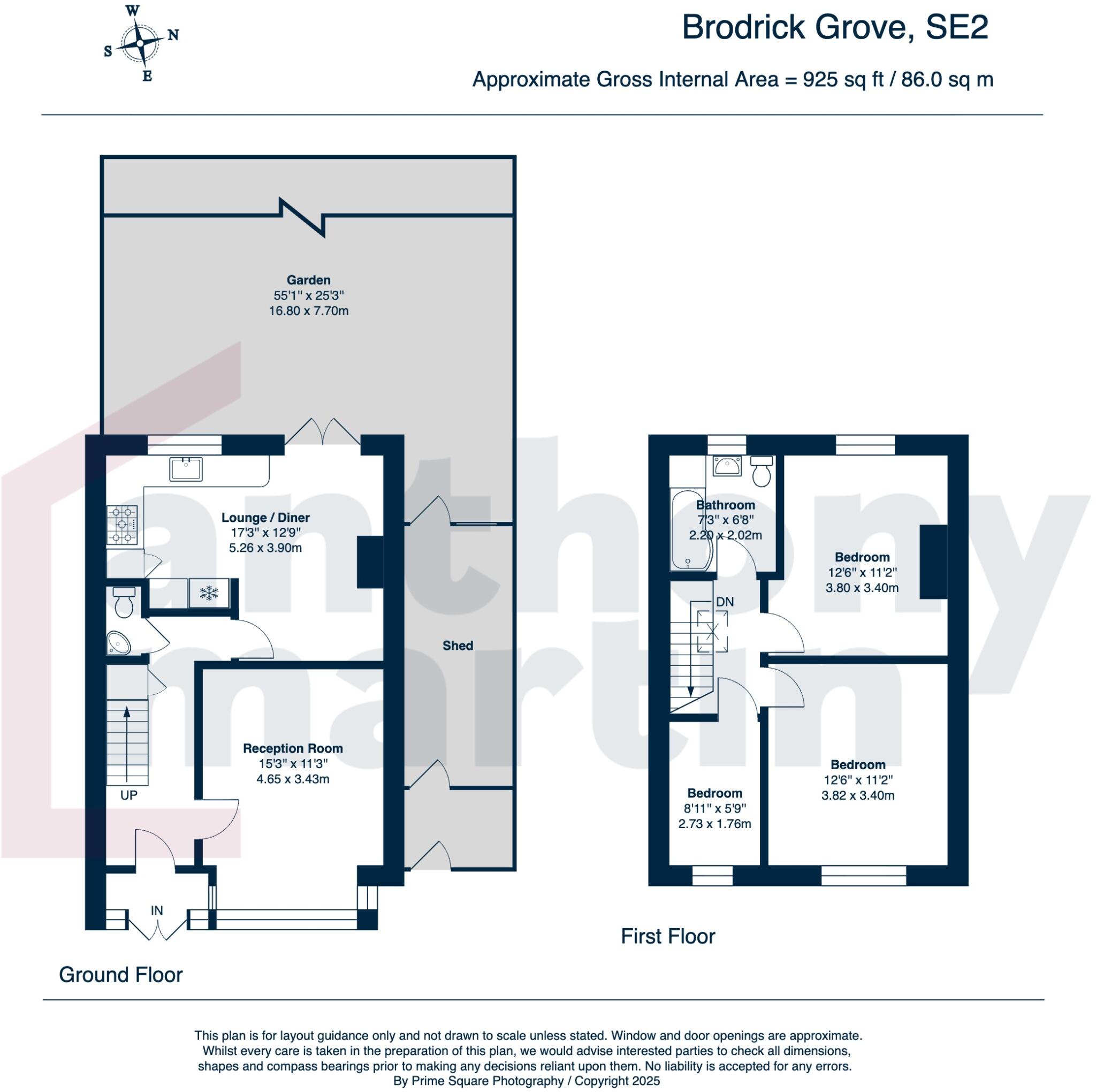 Brodrick Grove, Abbey Wood, London, SE2 floorplan