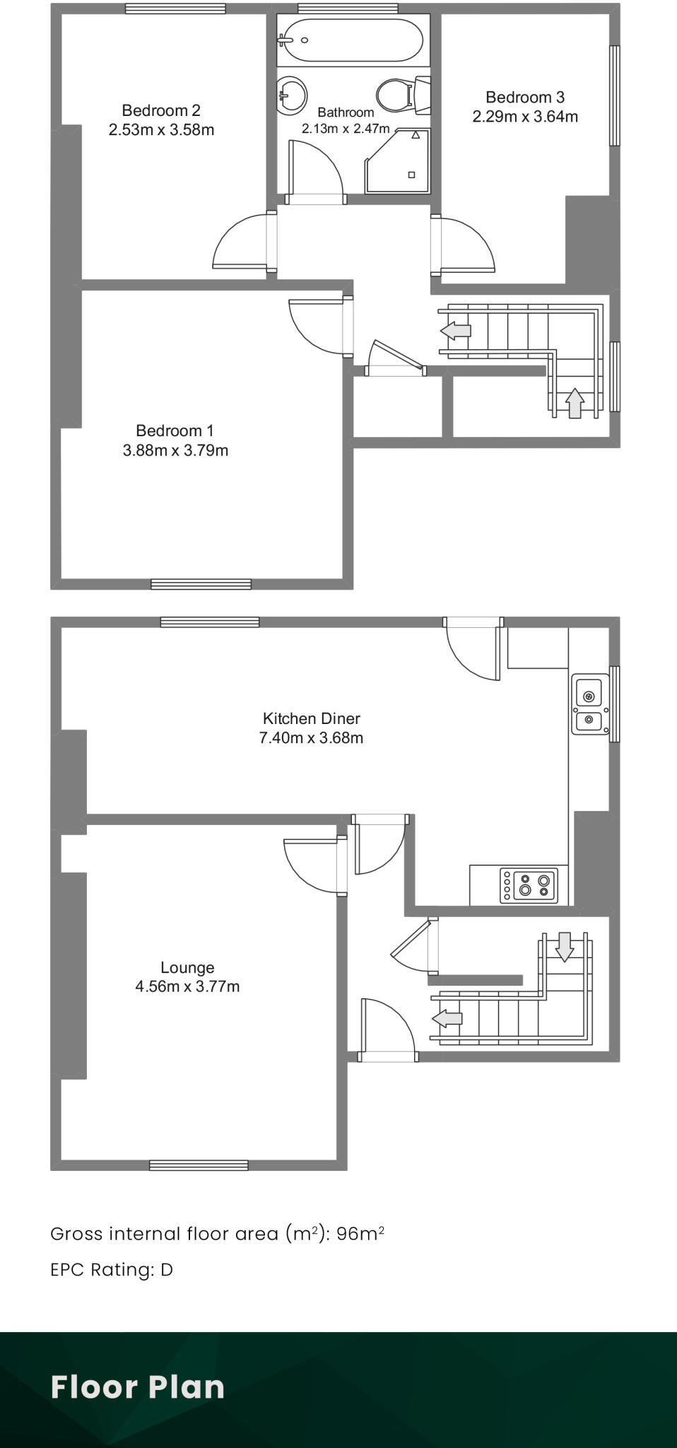 16 St Gerardine Road, Lossiemouth, IV31 6LF floorplan