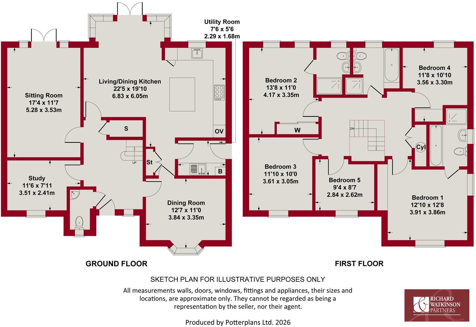 Cowdell Grove, Bingham floorplan