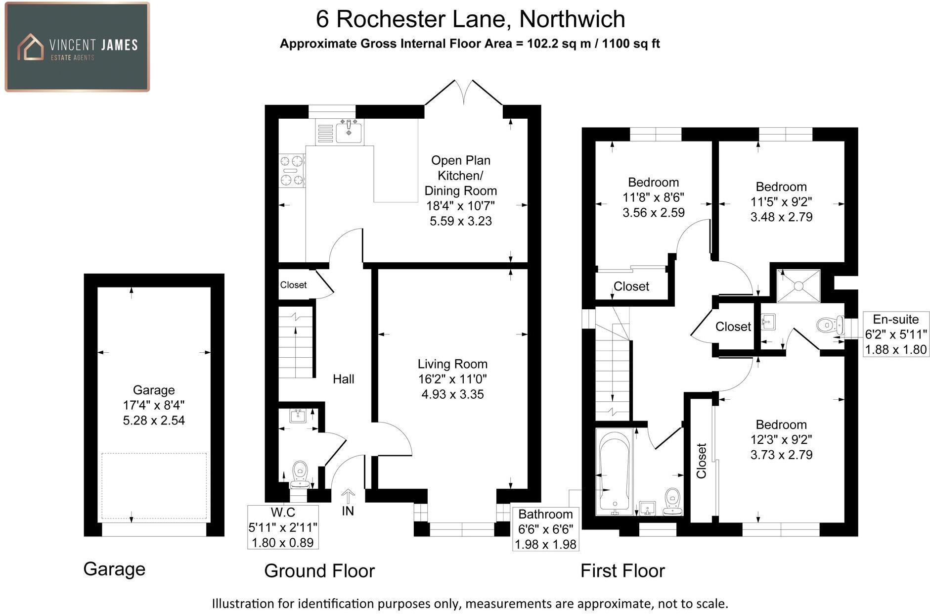 Rochester Lane, Northwich, CW9 floorplan