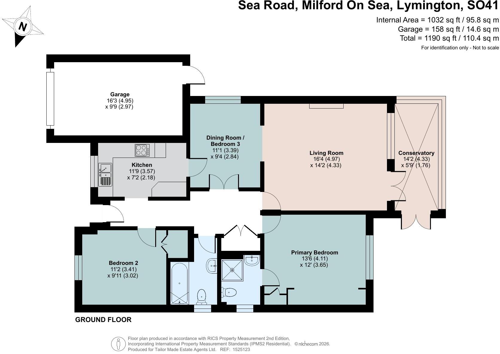 Sea Road, Milford on Sea, Lymington, Hampshire, SO41 floorplan