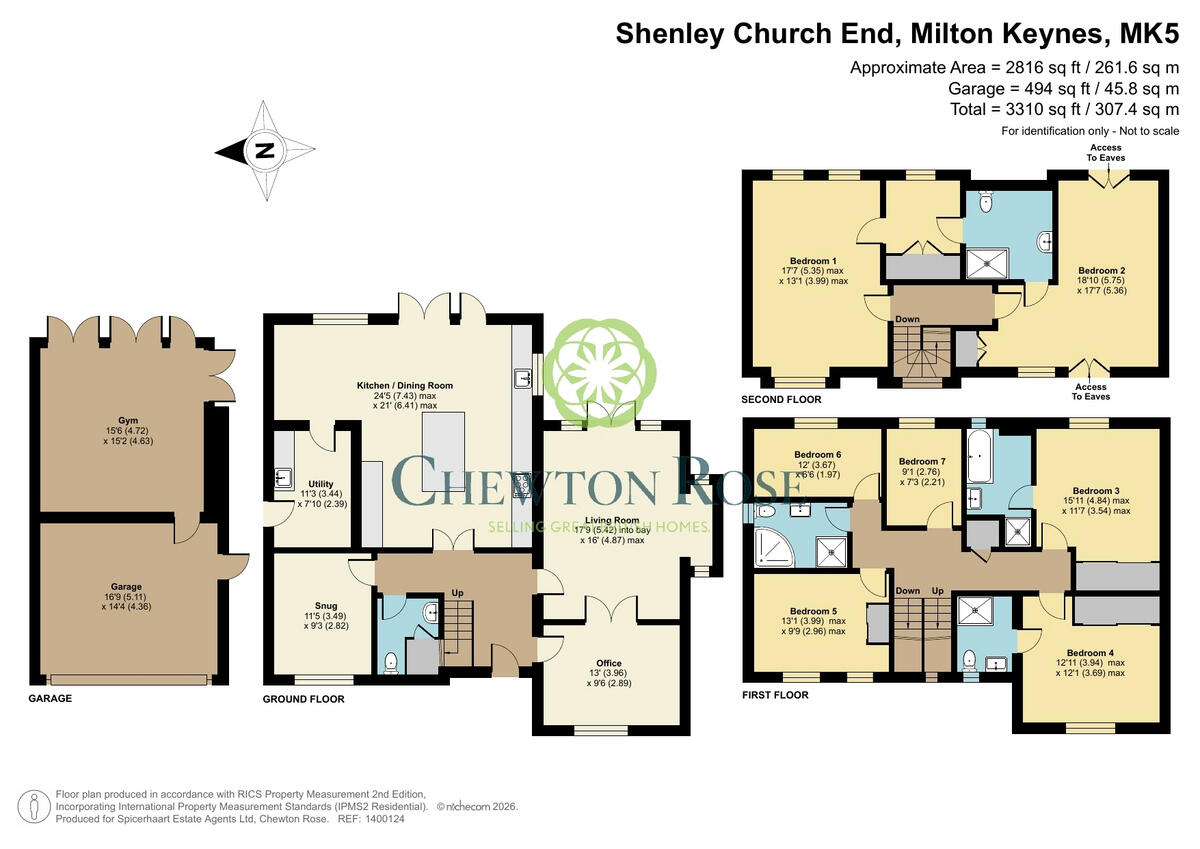 Willets Rise, Shenley Church End floorplan