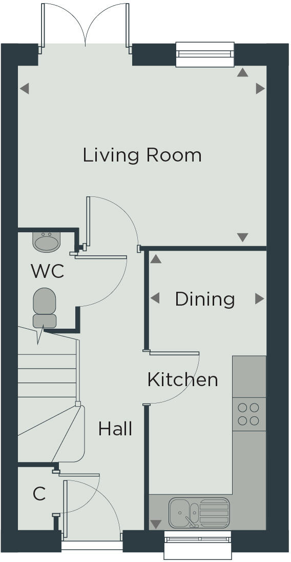 Kings Drive, Cardiff floorplan