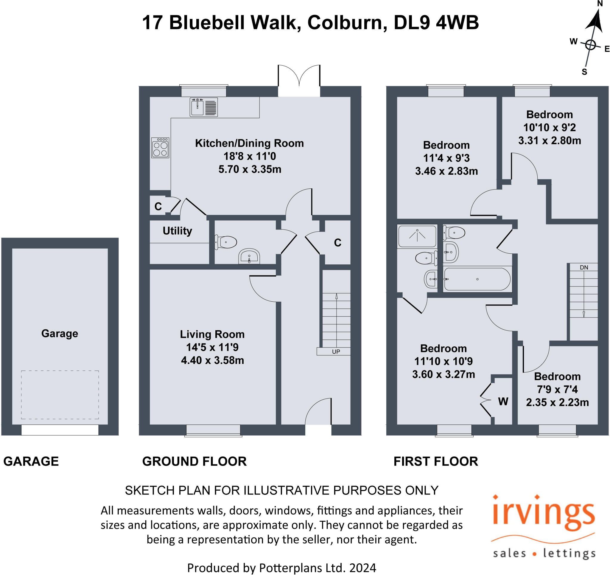 Bluebell Walk, Colburn floorplan