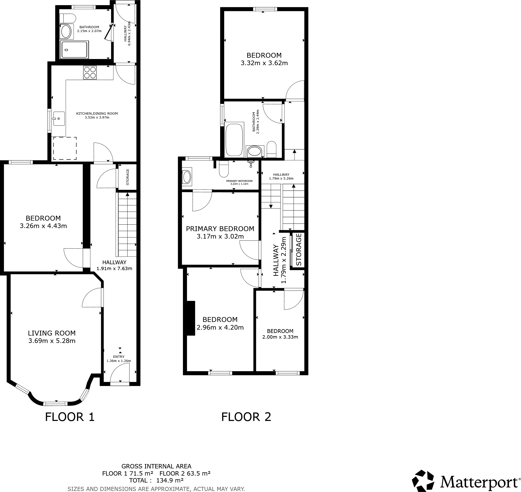 Palatine Road, Blackpool, Lancashire, FY1 floorplan