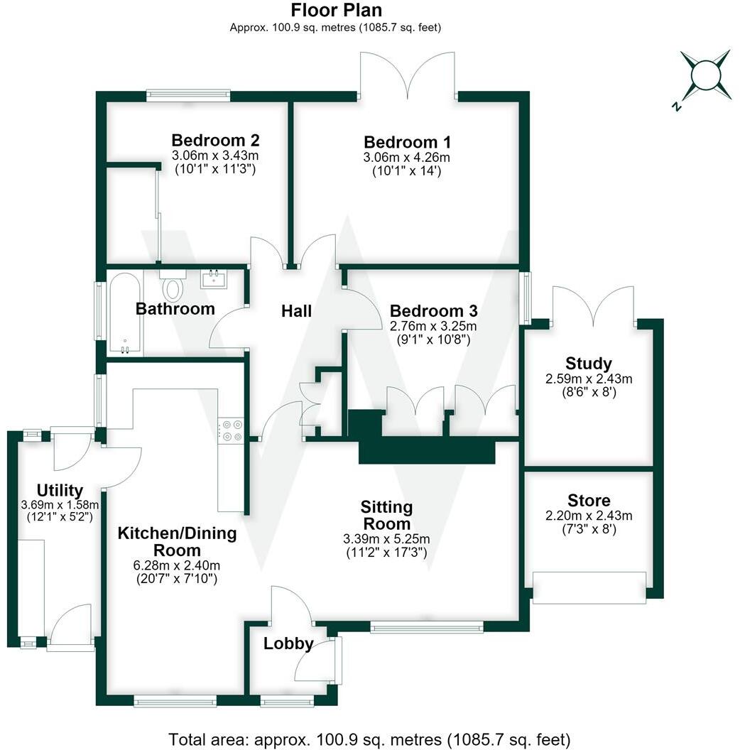 Sutton Road, Fovant, Salisbury floorplan