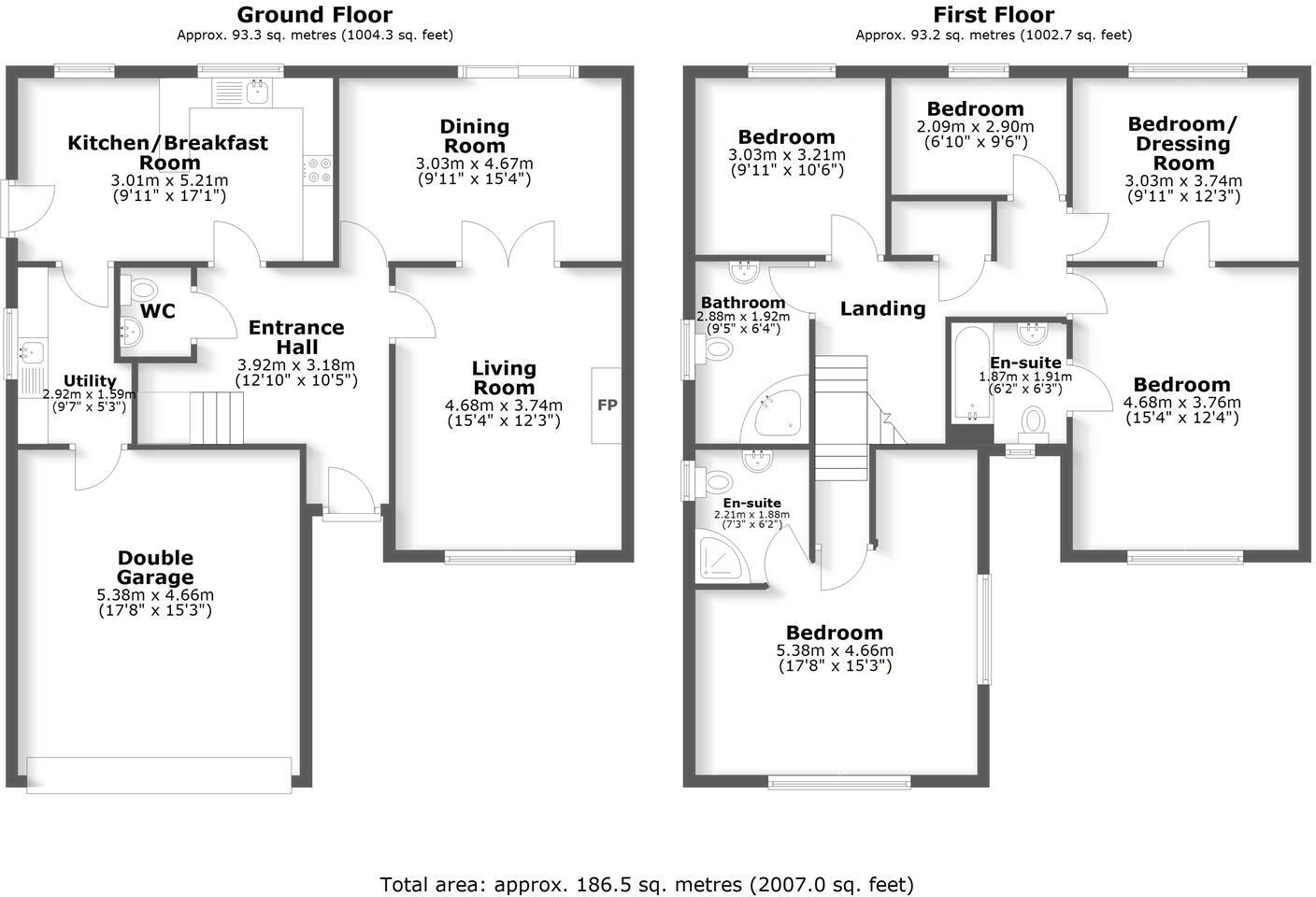 The Pastures, Narborough. floorplan