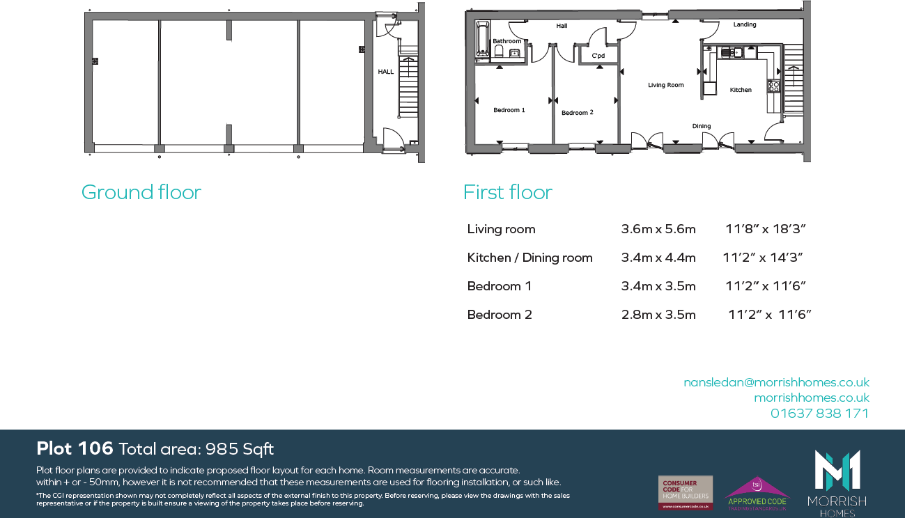 Quintrell Road, Newquay, Cornwall floorplan