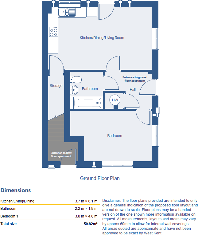 West Kent @ Preston Fields, Faversham, Kent floorplan
