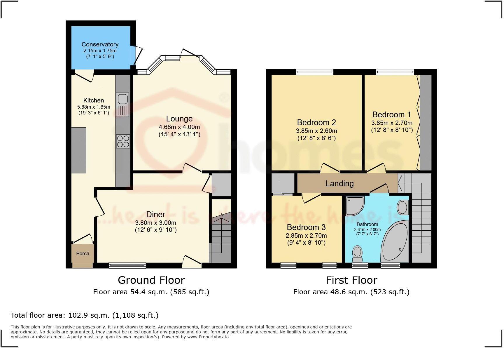 Remington Road, Walsall floorplan