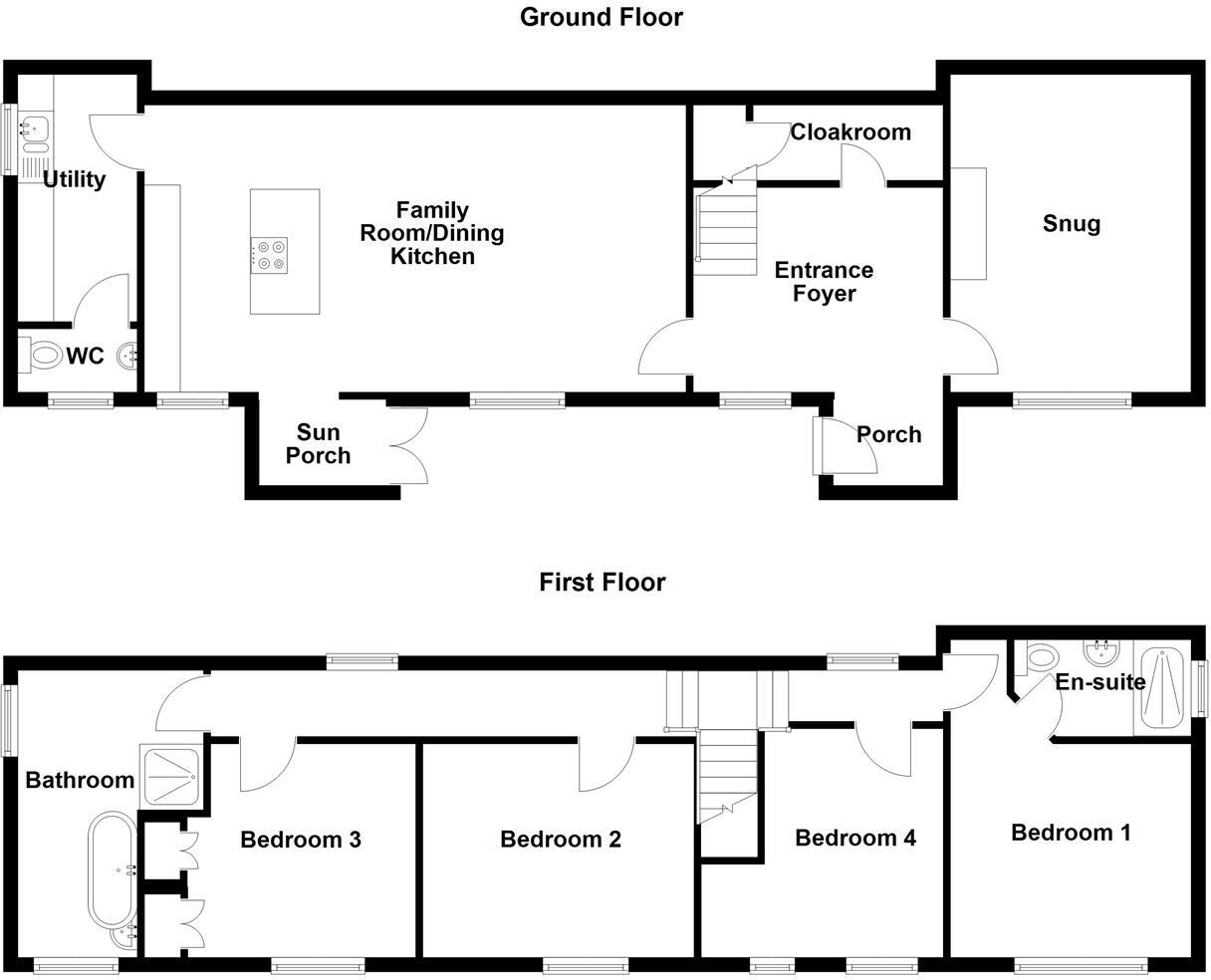 Mount Pleasant, Rainow, Macclesfield floorplan