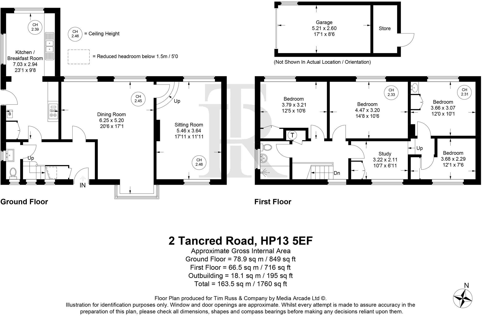 Tancred Road, High Wycombe, HP13 floorplan